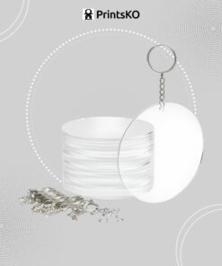 Acrylic Round Keychain (KEY-002)
