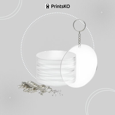 Acrylic Round Keychain (KEY-002)