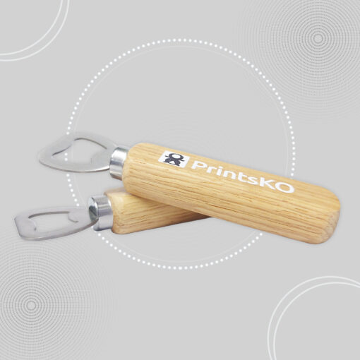 Wooden Bottle Opener with Handle - Image 3