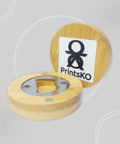 Wooden Bottle Opener with Magnet