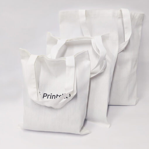 Canvas Flat Tote Bag - Image 4