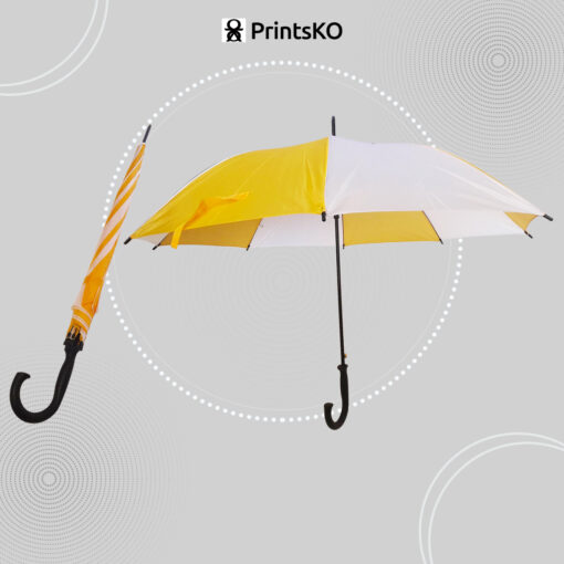 J-Handle Umbrella - 2 Tone