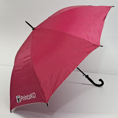 J-Handle Umbrella - Silver Backing
