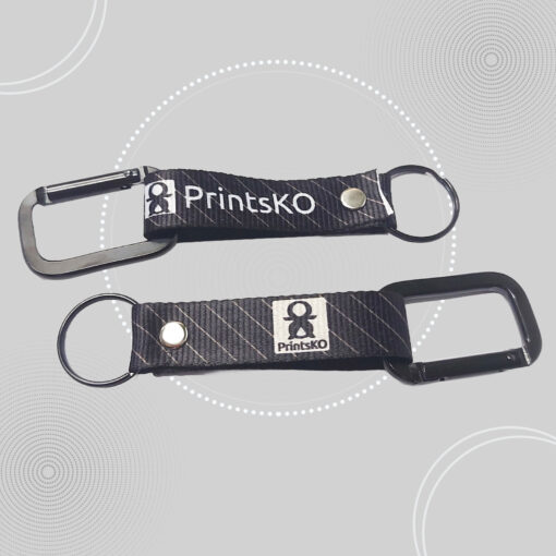 Polyester Keychain with Carabiner