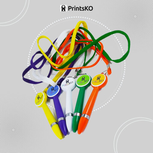 Ballpen Circular Top with String