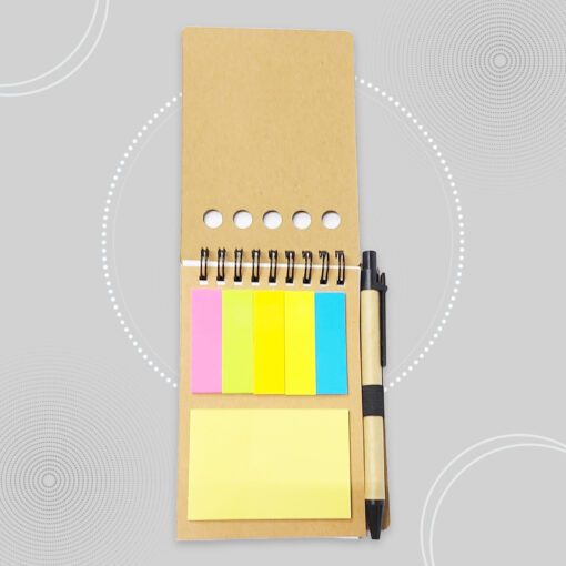 Notepad Set with Sticky Notes and Pen - Image 5
