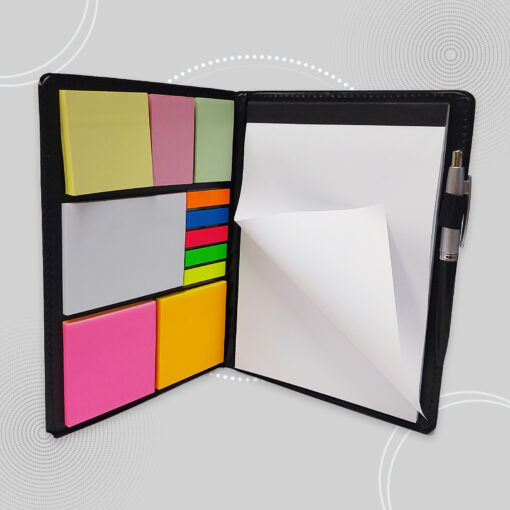 Notepad and Sticky Notes Set with Pen - Image 5