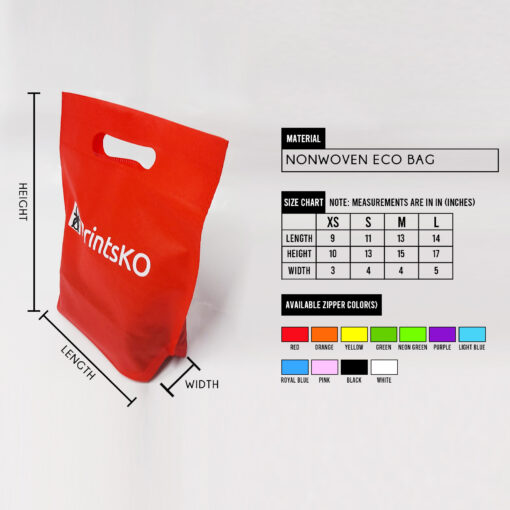 Nonwoven D-Cut Bag - Image 2