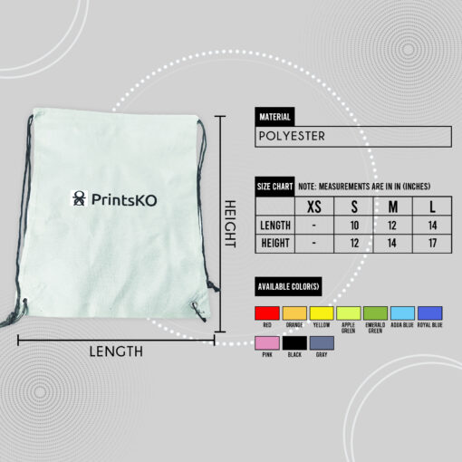 Nonwoven String Bag/ Back Pack - Image 2