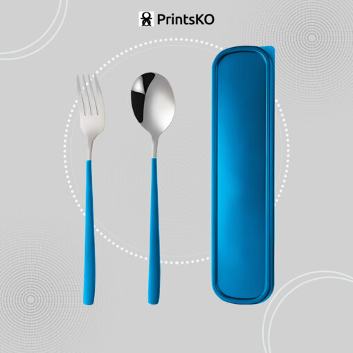 Spoon and Fork with Plastic Case