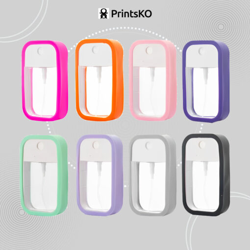 Spray Bottle With Keychain and Silicon Case (50ml) - Image 3