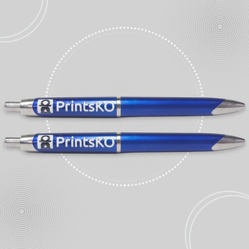Stylish Click Pen with Silver Accents - Image 4