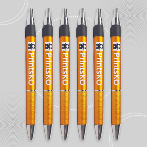 Grooved Handle Click Pen