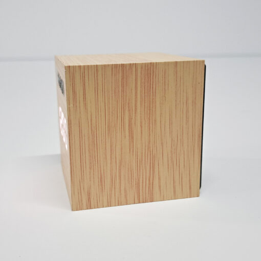 Wooden Desk Clock Cube - Image 4