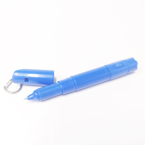 Keychain with Flashlight Whistle and Pen - Image 7