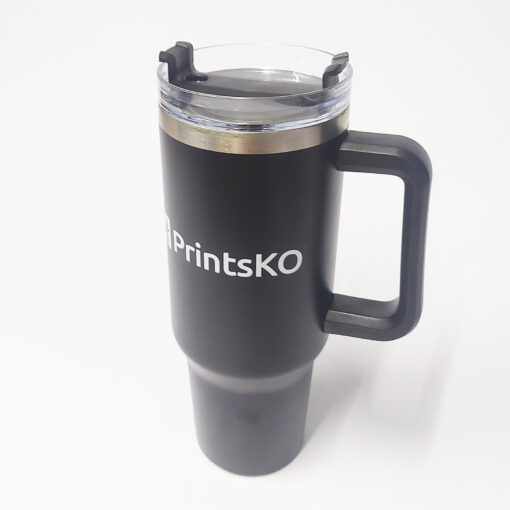 Insulated Mug with Lid and Straw - Image 3