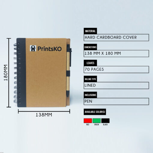 Eco Notebook With Ballpen - Image 2