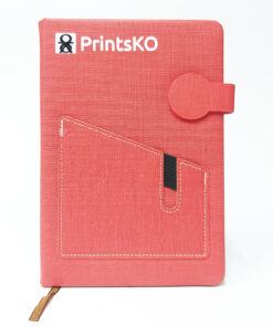 Organizer Notebook with Leather Cover