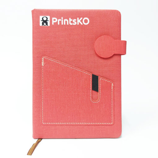 Organizer Notebook with Leather Cover