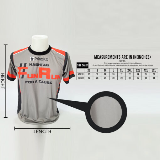 Full Sublimation Sports T-Shirt - Image 2