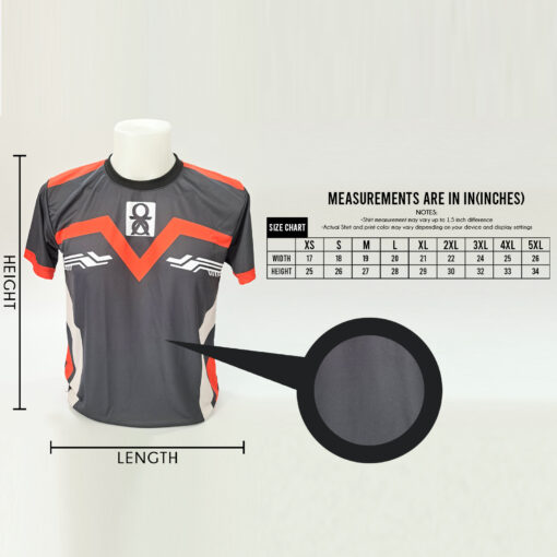 Full Sublimation Round Neck Shirt - Image 2