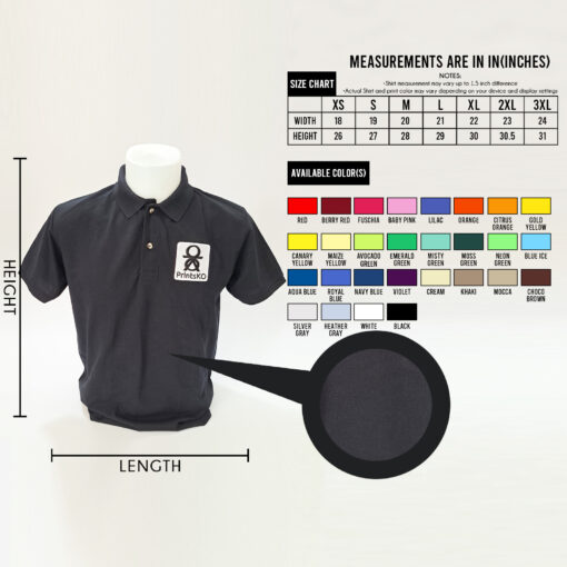 Honeycomb Polo Shirt/ Collared Shirt (Lifeline) - Image 2