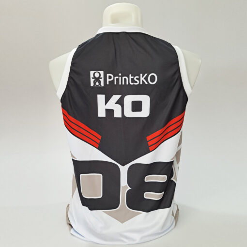 Full Sublimation Singlet, Sando, sleeve less Shirt, Jersey - Image 4