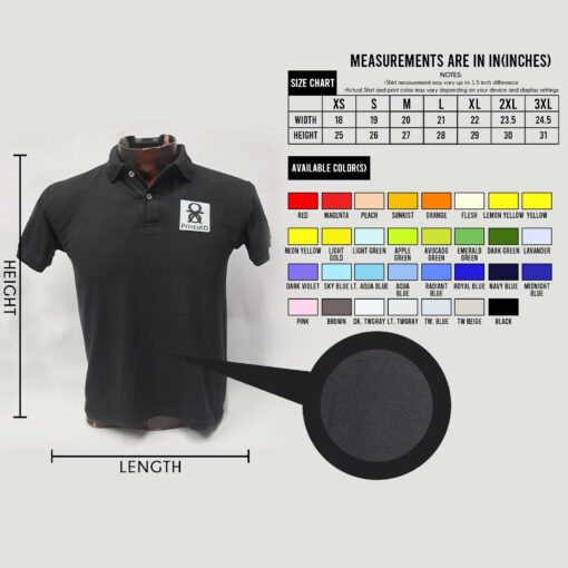 Honeycomb Polo Shirt/ Collared Shirt (Whistler) - Image 2