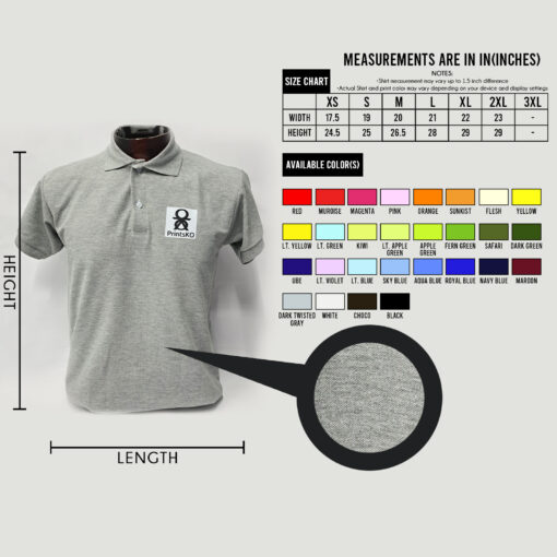Honeycomb Polo Shirt/ Collared Shirt (Softex) - Image 2