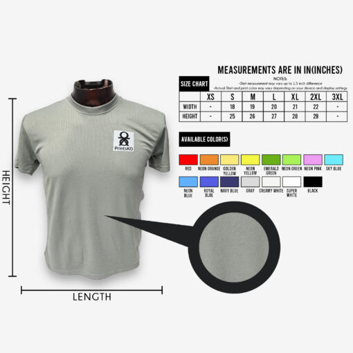 Dri-fit Round Neck T-Shirt (I-tech) - Image 2