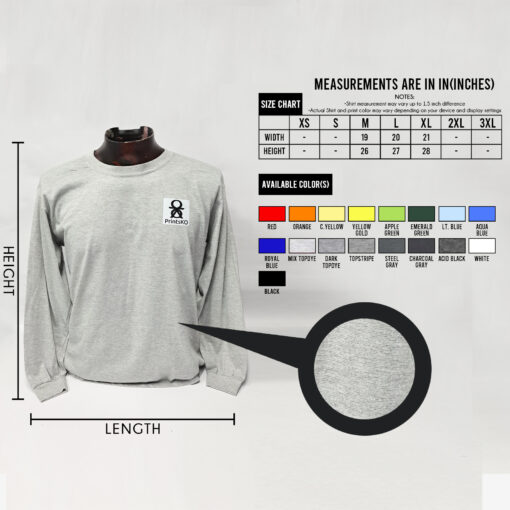 Polycotton CVC Long sleeves (Yalex) - Image 2
