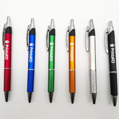 Grooved Handle Click Pen