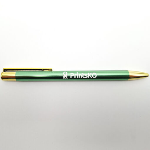 Executive Metal Pen with Gold Accent - Image 4
