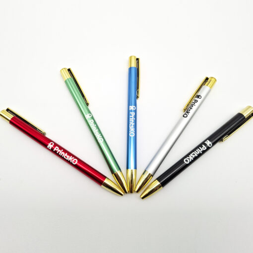 Executive Metal Pen with Gold Accent - Image 3