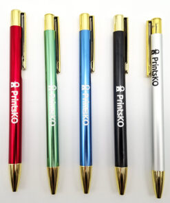 Executive Metal Pen with Gold Accent