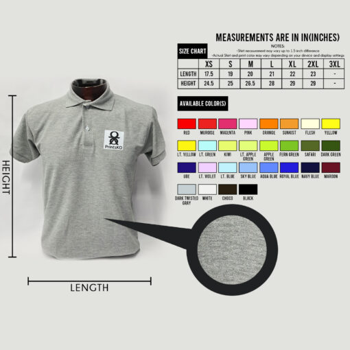 Honeycomb Polo Shirt/ Collared Shirt (Softex) - Image 2