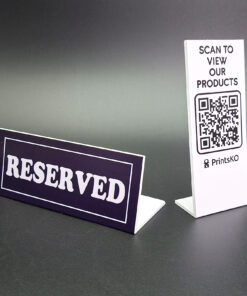 Table Top Sign